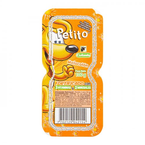 Petito Colanta Melocotón 100 g
