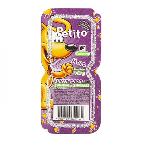 Petito Colanta Mora 100 g