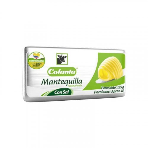 Mantequilla Colanta Con Sal 125 g