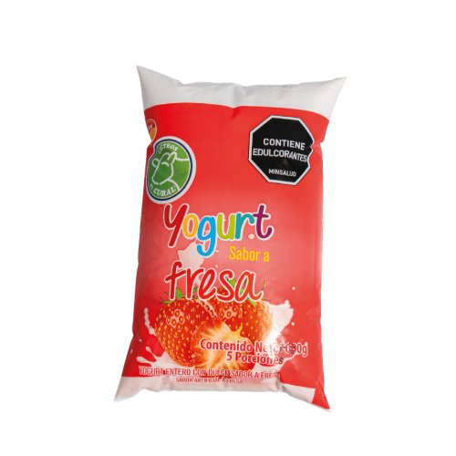 Yogurt El Cural Bolsa x 1000 g Fresa