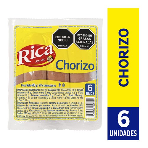 Chorizo Rica Familiar 400 g