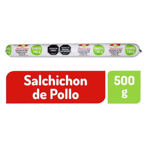 Salchichón Mercacentro Gratis 100 g Pollo 500 g