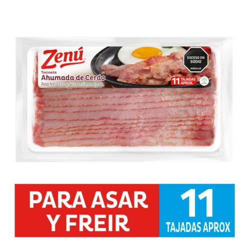 Tocineta Zenú Bolsa x 200 g