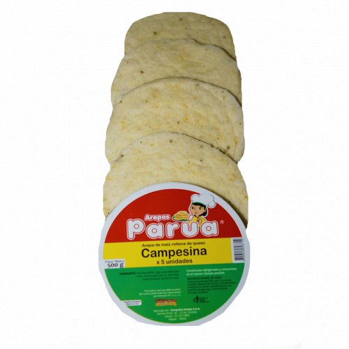 Arepa Parua Campesina X 5und /500 g