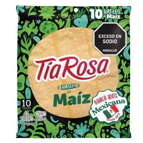 Tortilla Tia Rosa De Maiz x 210 g
