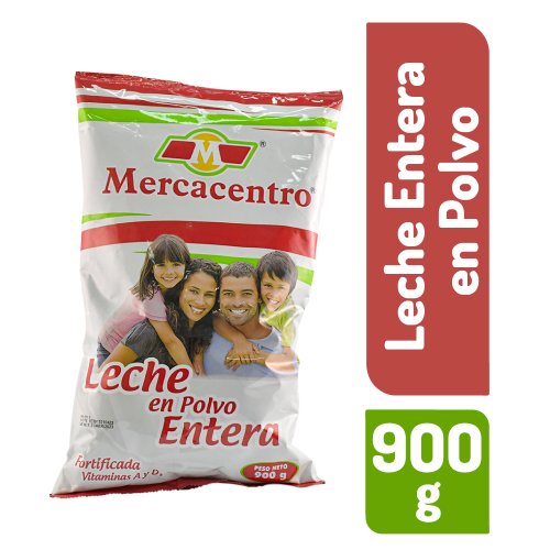 Leche Mercacentro Entera 900 g Polvo