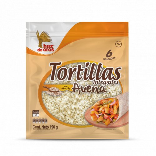 Tortilla Haz De Oros Avena Integral 190 g