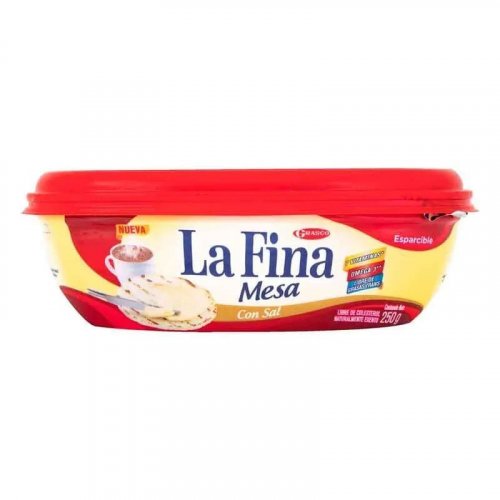 Margarina La Fina Mesa x 250 g con Sal