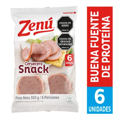 Salchichón Zenú Cervecero Snack x 300 g