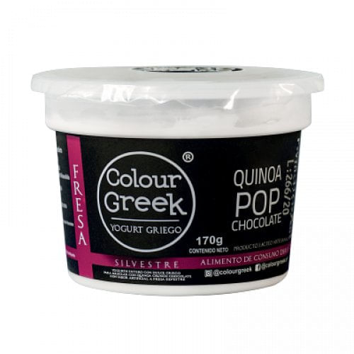 Yogurt Griego Colour Greek 170 g Fresa Quinoa