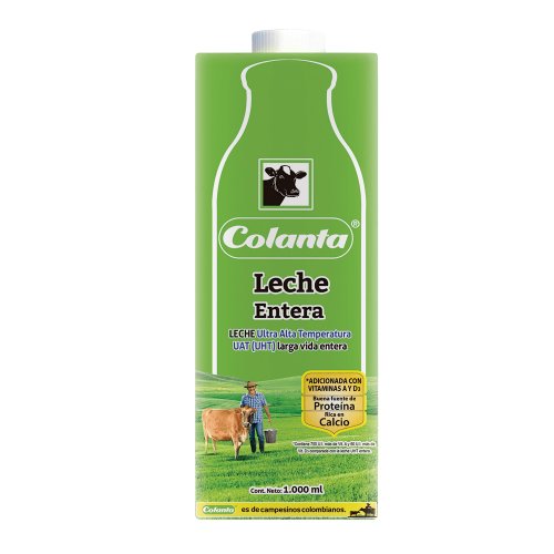 Leche Colanta Entera Tetra 1000 ml