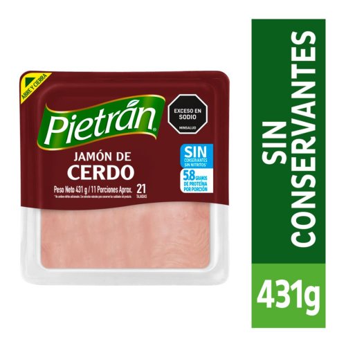 Jamón Pietrán Sin Conservantes x 431 g