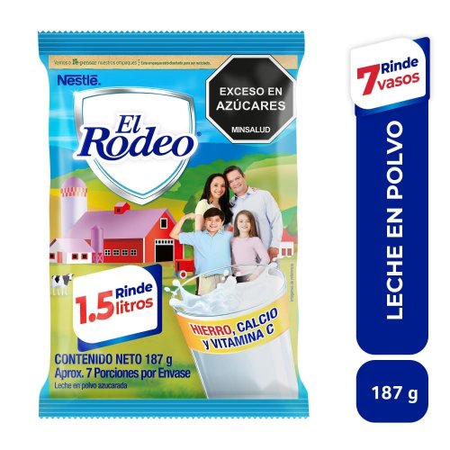 Leche El Rodeo x 187 g Hierro
