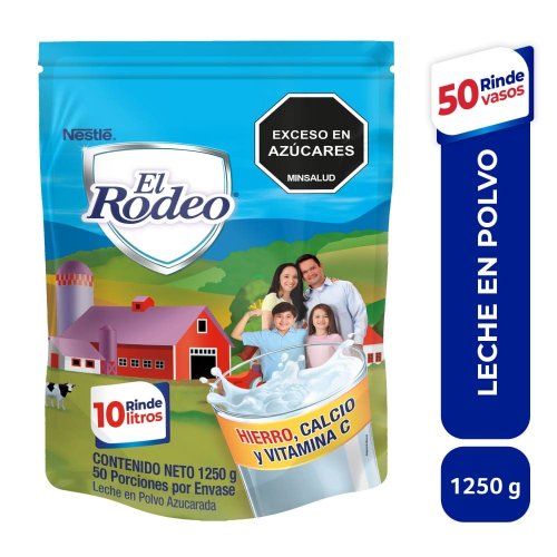 Leche El Rodeo x 1250 g Hierro