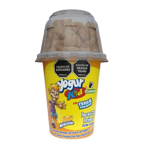 Yogurt Kid Colanta Melocotón Cereal x 132 g