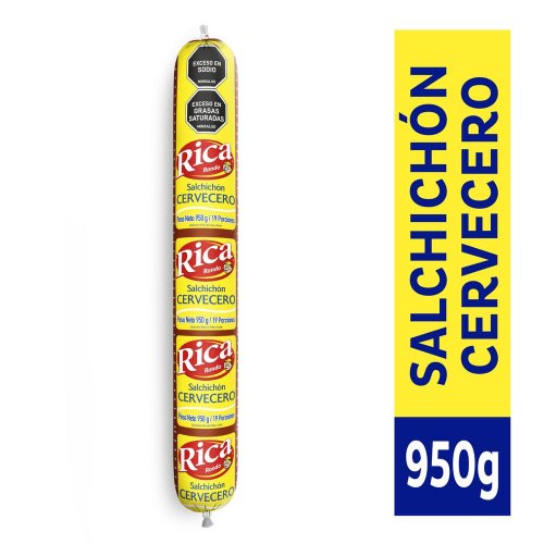 Salchichón Rica Cervecero x 950 g