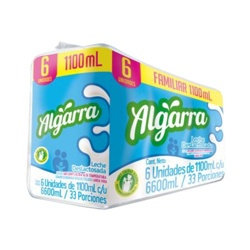Leche Algarra Deslactosada 6 x 1100 ml
