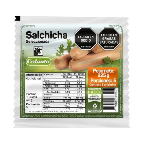 Salchicha Colanta x 225