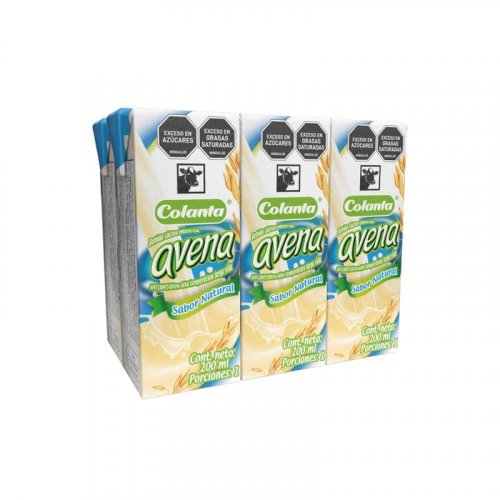 Avena Colanta Tetra Natural 6 x 200 ml