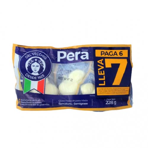 Queso Del Vecchio Pera Pague 6 Lleve 7 und x 38 g