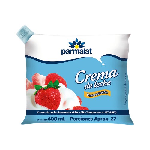 Crema De Leche Parmalat Con Tapita x 400 g