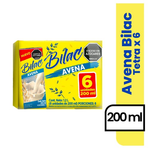 Avena Bilac Tetra 6 und x 200 ml c/u