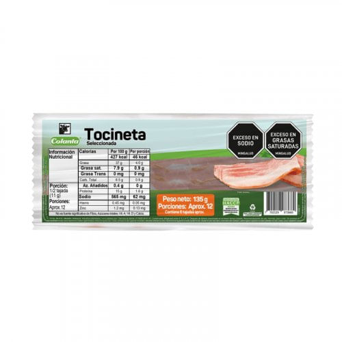 Tocineta Colanta x 135 g