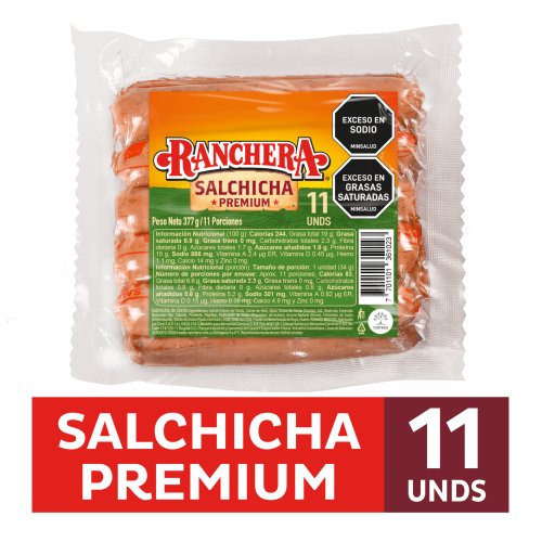 Salchicha Ranchera Zenú x 377 g
