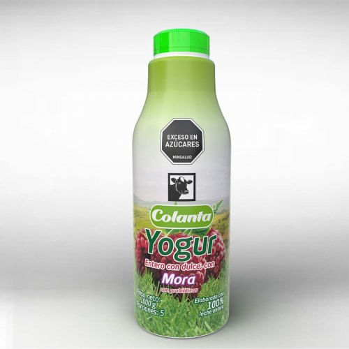 Yogut Colanta Garrafa Mora x 1000 ml