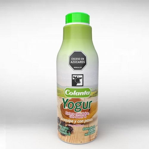 Yogur Colanta Garrafa Uvas Pasas x 1000 ml
