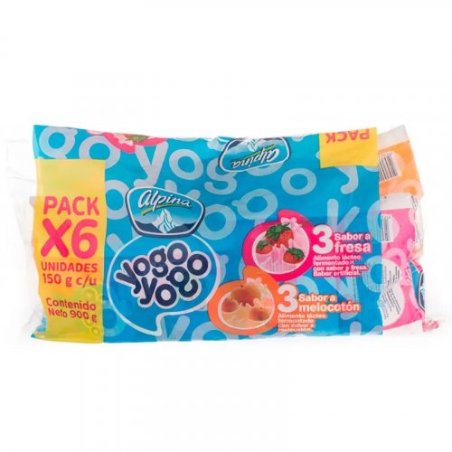 Yogo Yogo Bolsa Bisabor 6 und x 900 ml