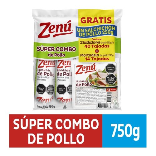 Combo Zenú Pollo x 750 g