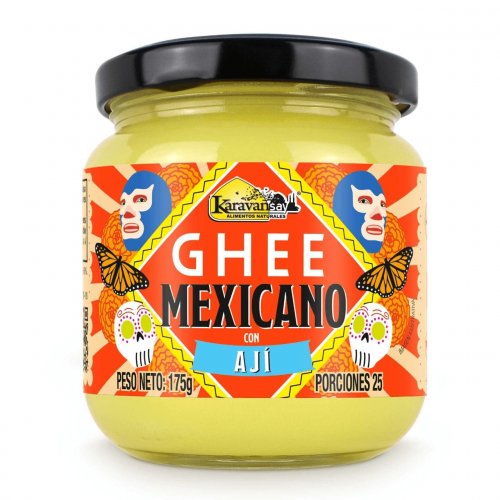 Mantequilla ghee Clarificada Karavansay Mexicano Aji x 175 g