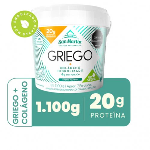 Yogurt Griego San Martin Colageno Hidrilizado x 1100 g