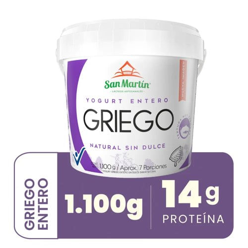 Yogurt Griego San Martin Entero x 1100 g