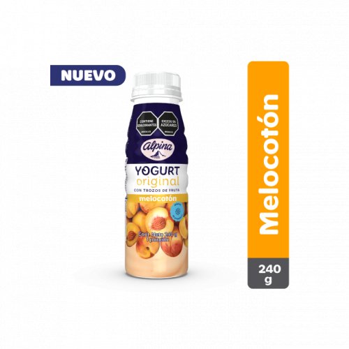 Yogurt Alpina Original Botella Melocoton x 240 g