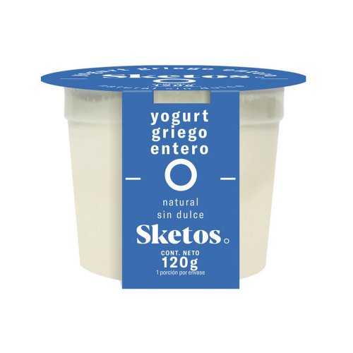Yogurt Griego Sketos  Entero Natural x 120 g