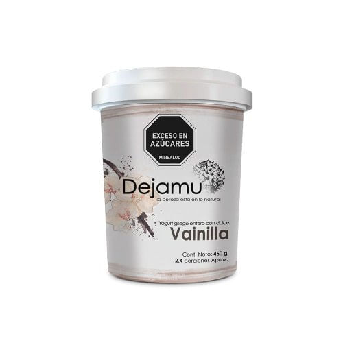 Yogurt Griego Dejamu Entero Vainilla x 450 g
