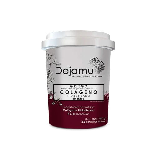 Fermentado Griego Dejamu Entero Colageno Hidrolizado x 450 g