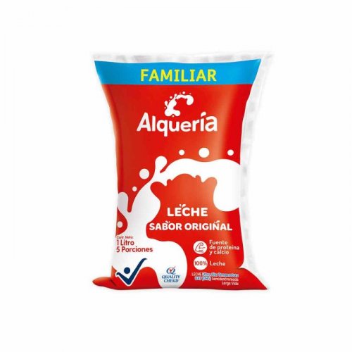 Leche Alqueria Sabor Original und Bolsa x 1000 ml