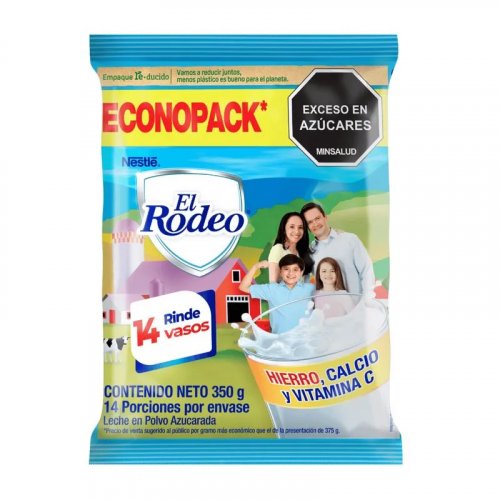 Leche El Rodeo Azucarada Econopack x 350 g
