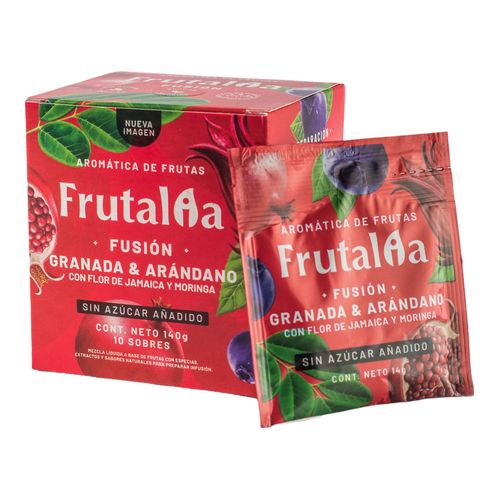 Aromatica Frutalia Liquida granada &amp; Arandanos x 10 und