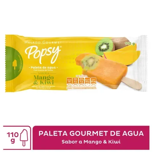 Paleta Popsy De Agua Mango y Kiwi x 110 g