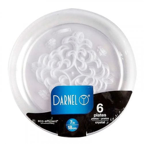 Plato Darnel 18 cm x 6 und Cristal