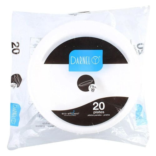 Plato Darnel 20cm x 20 und Blanco