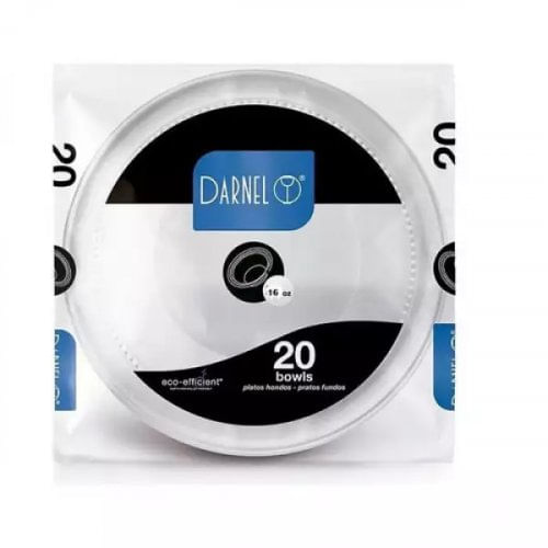 Plato Darnel 16 Oz x 20 und Blanco