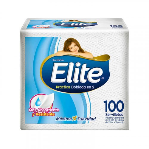 Servilleta Elite Practica x 100 und