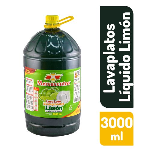 Lavaplatos Liq. Mercacentro 3000 ml Limon