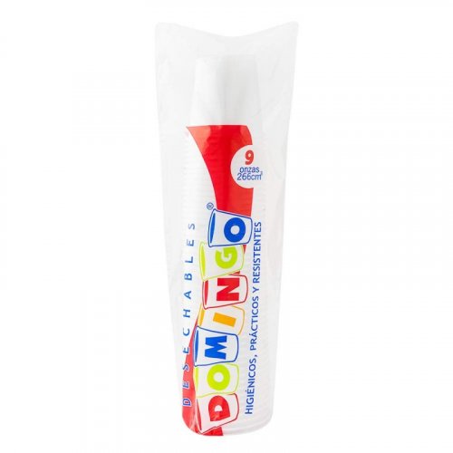 Vaso Domingo Papel 9 Oz x 40 und