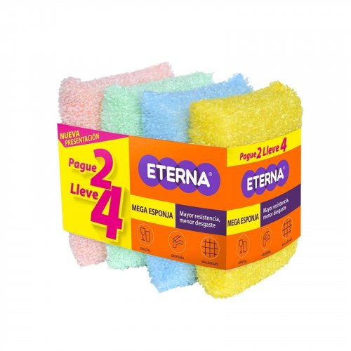 Esponja Eterna Mega Pague 2 Lleve 4 und